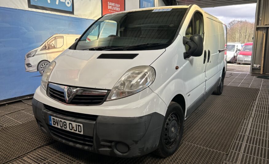 2008 VAUXHALL VIVARO 2900 CDTI LWB