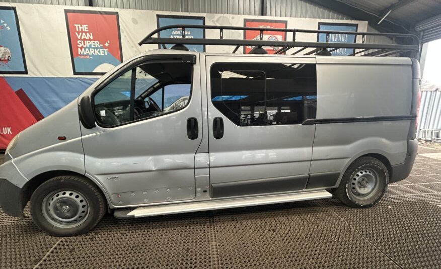 2009 VAUXHALL VIVARO 2900 D/C LWB