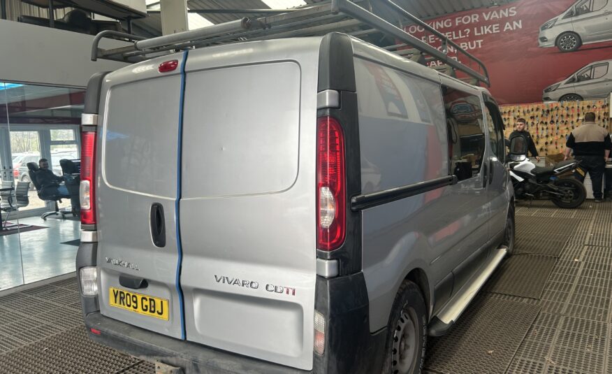 2009 VAUXHALL VIVARO 2900 D/C LWB