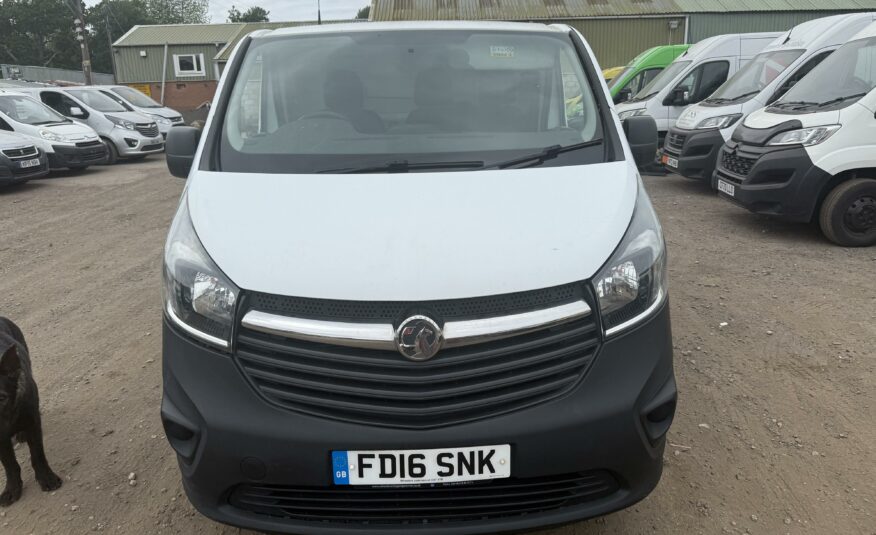 2016 VAUXHALL VIVARO 2900 BT CDTI ECOFLEX SS