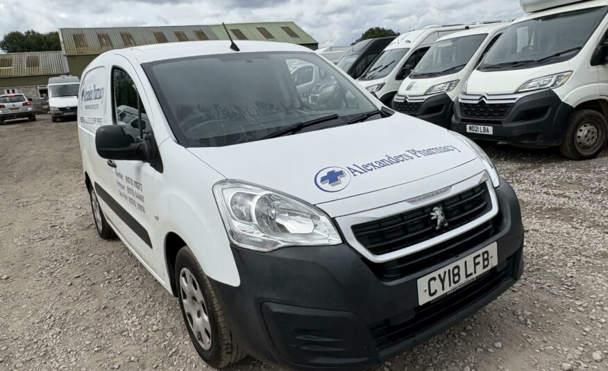 2018 PEUGEOT PARTNER PROFESSION L1 BLUE HDI