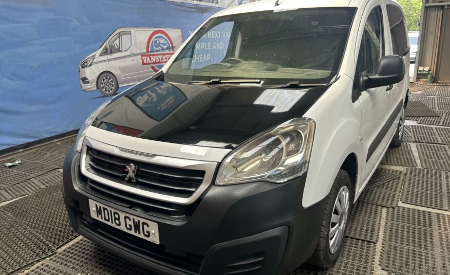2018 PEUGEOT PARTNER SE L1 BLUE HDI