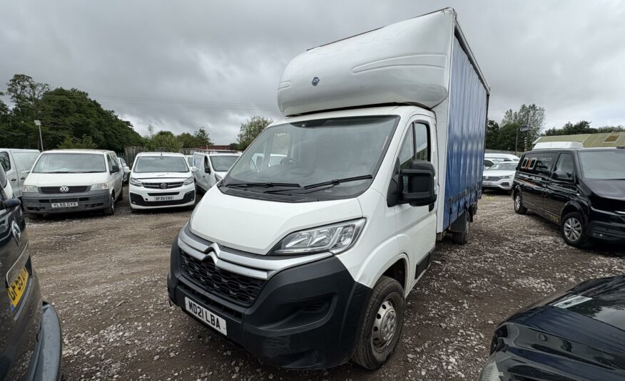 2021 CITROEN RELAY 35 L4 CURTAINSIDE BLUEHDI S/S