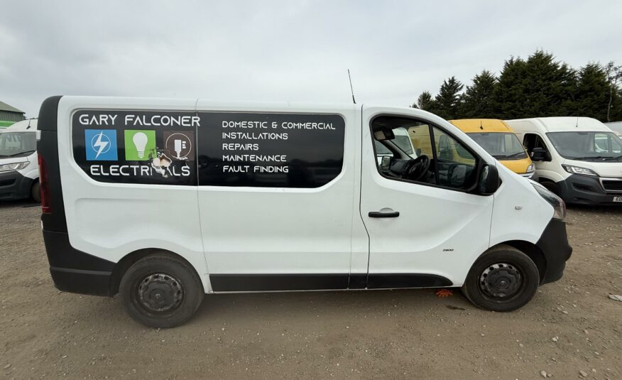 2016 VAUXHALL VIVARO 2900 BT CDTI ECOFLEX SS