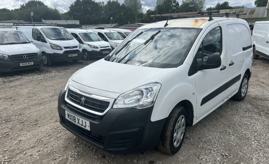 2018 PEUGEOT PARTNER PROFESSION L1 BLUE HDI