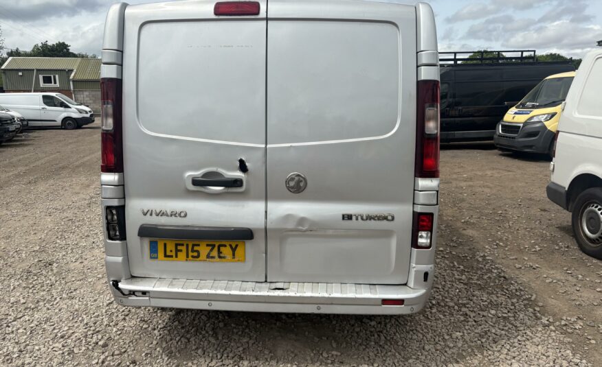 2015 VAUXHALL VIVARO 2900 L2H1 CDTI P/V SPORTIVE