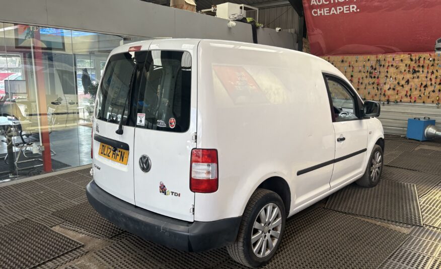 2012 VOLKSWAGEN CADDY C20 TDI 102
