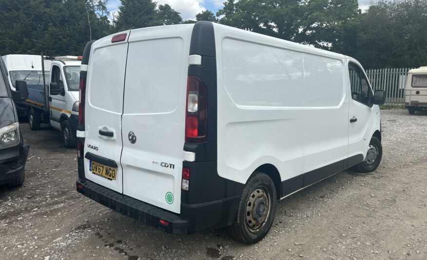 2017 VAUXHALL VIVARO 2900 CDTI