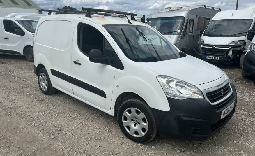 2018 PEUGEOT PARTNER PROFESSION L1 BLUE HDI