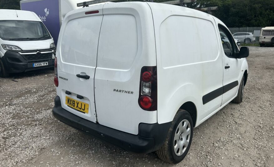 2018 PEUGEOT PARTNER PROFESSION L1 BLUE HDI