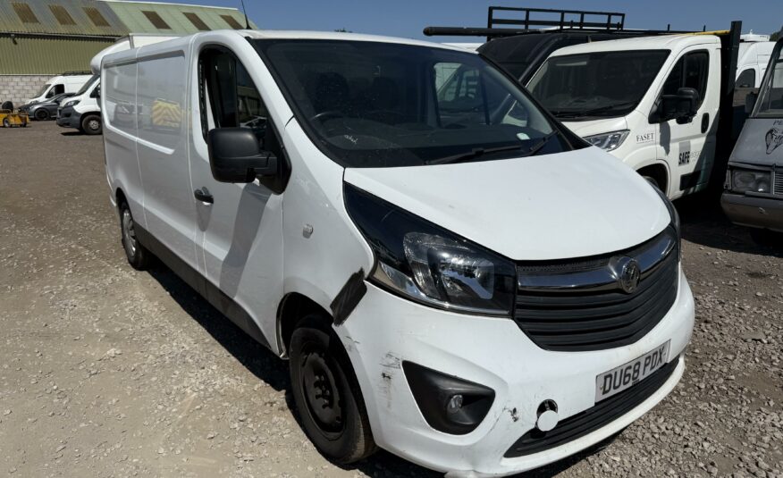 2018 VAUXHALL VIVARO L2H1 2900 SPORTIVE CDTI