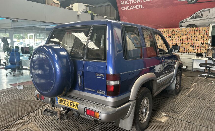 2002 ISUZU TROOPER SWB DT CITATION