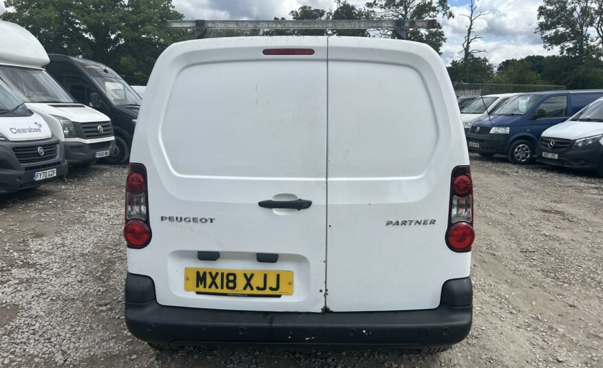 2018 PEUGEOT PARTNER PROFESSION L1 BLUE HDI