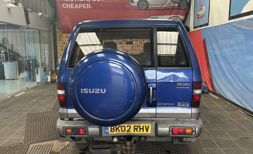 2002 ISUZU TROOPER SWB DT CITATION