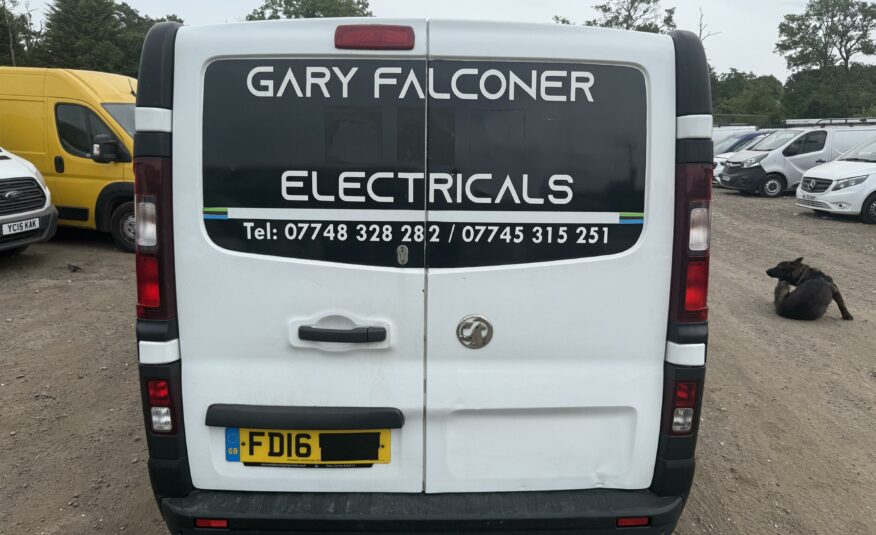 2016 VAUXHALL VIVARO 2900 BT CDTI ECOFLEX SS
