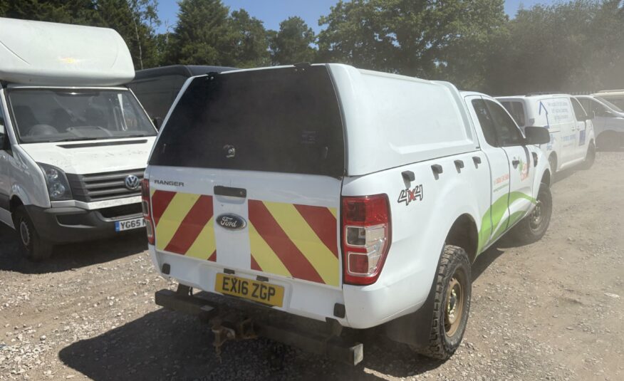 2016 FORD RANGER XL 4X4 DCB TDCI