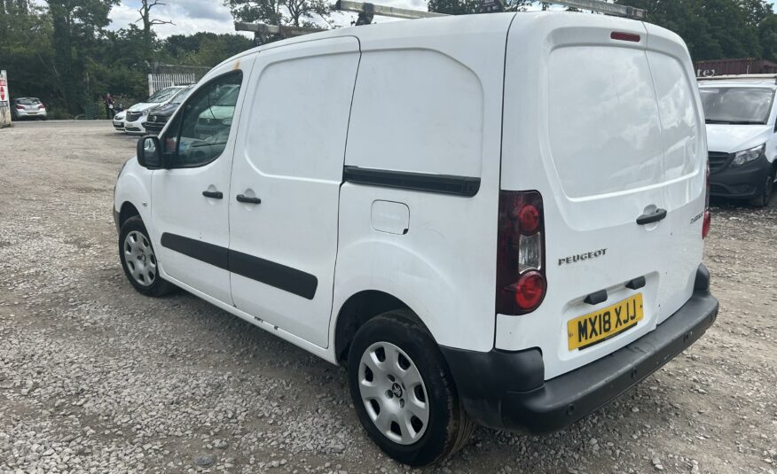 2018 PEUGEOT PARTNER PROFESSION L1 BLUE HDI