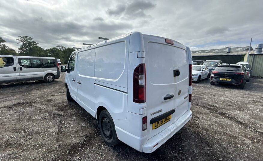 2016 VAUXHALL VIVARO TRAFFIC