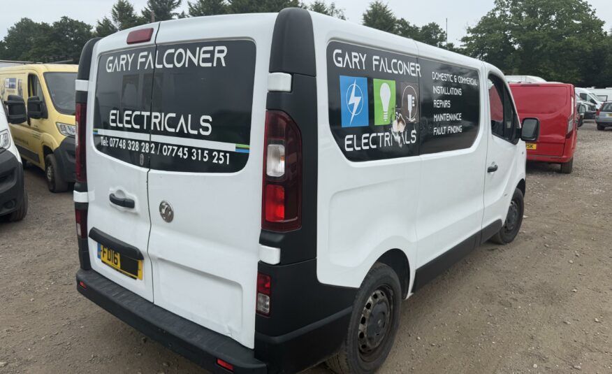 2016 VAUXHALL VIVARO 2900 BT CDTI ECOFLEX SS