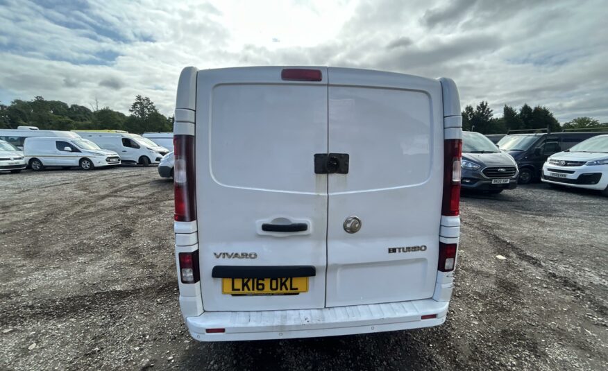 2016 VAUXHALL VIVARO TRAFFIC