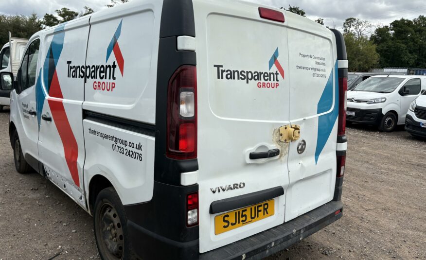 2015 VAUXHALL VIVARO 2700 CDTI