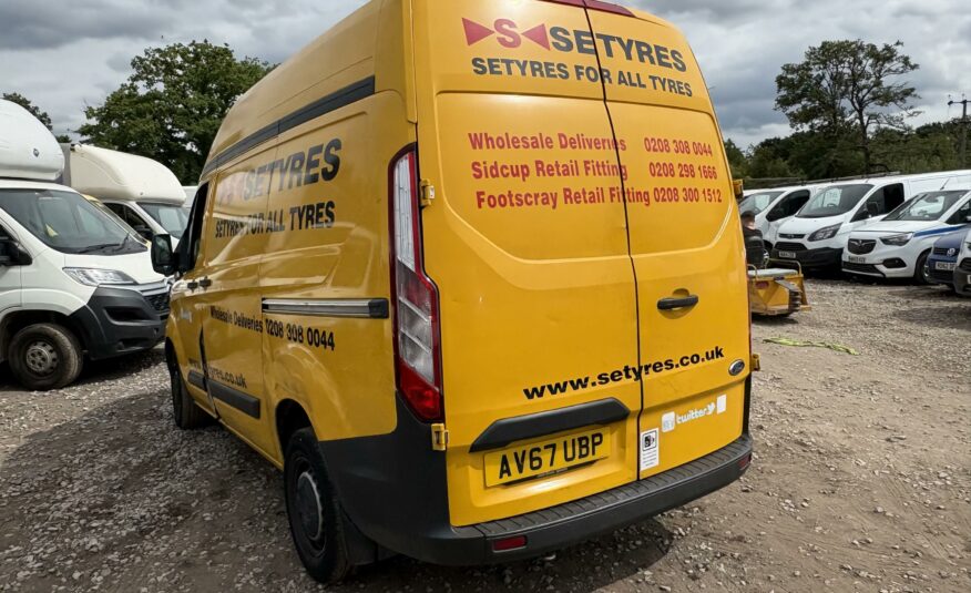2017 FORD TRANSIT CUSTOM 290 HR P/V
