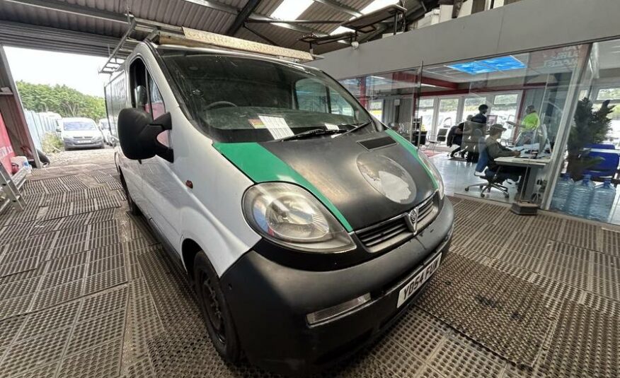 2004 Vauxhall Vivaro Vivaro 2700 Dti SWB – YD54FUW