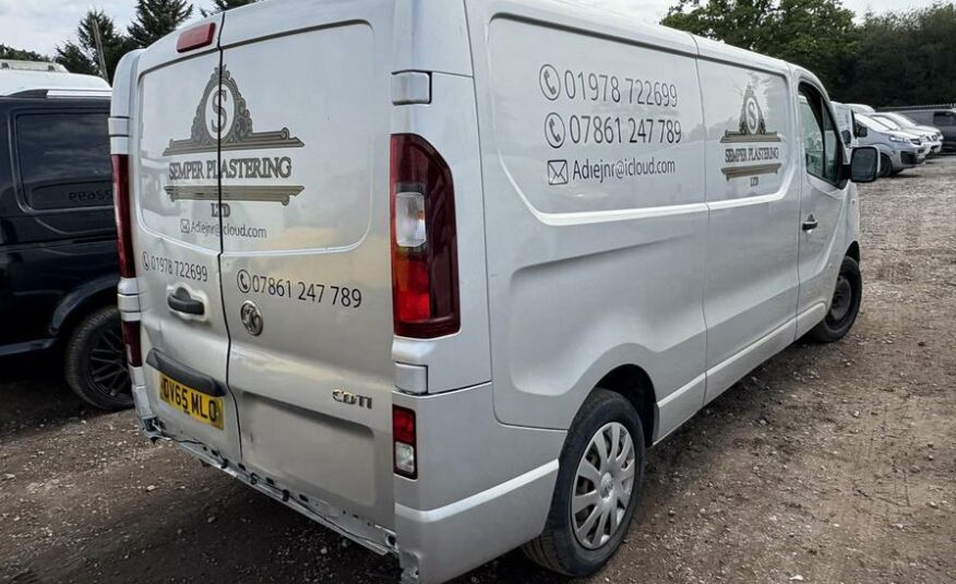 2015 Vauxhall Vivaro Vivaro  2900 Sportive CDTi – DV65MLO