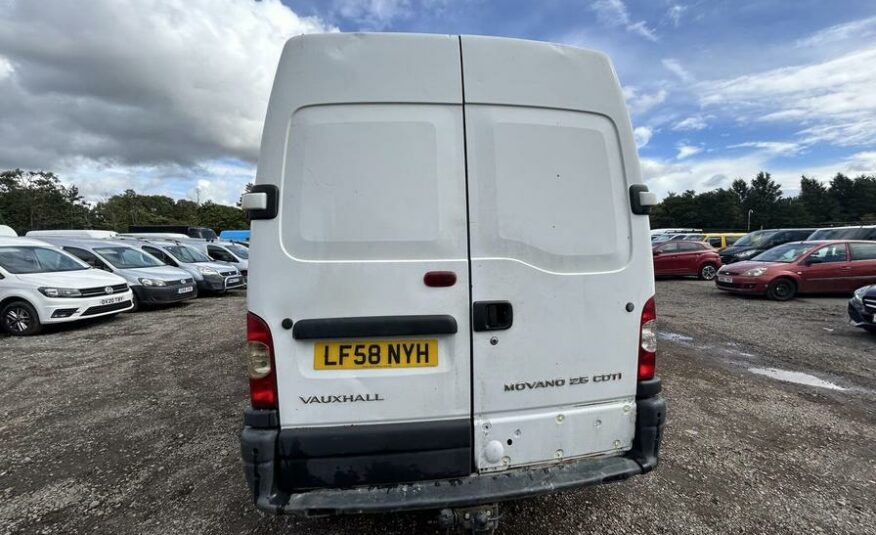 2008 Vauxhall Vivaro 2700 Sportive – LF58NYH