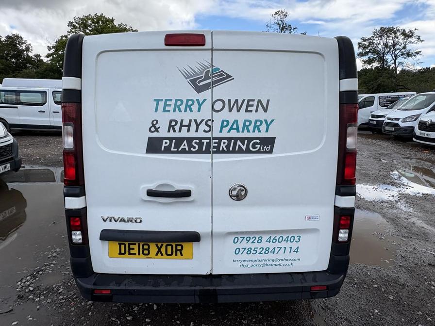 2018 Vauxhall Vivaro – Model: Vivaro  2900 CDTI – DE18XOR