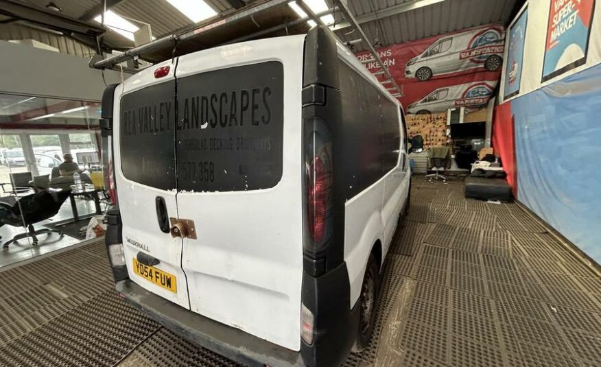 2004 Vauxhall Vivaro Vivaro 2700 Dti SWB – YD54FUW