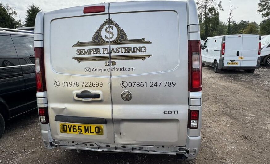 2015 Vauxhall Vivaro Vivaro  2900 Sportive CDTi – DV65MLO