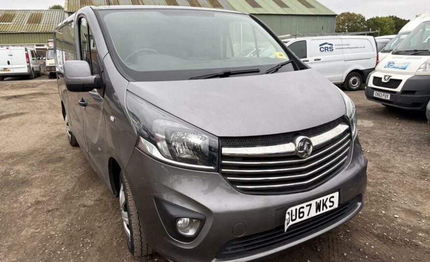2017 Vauxhall Vivaro – Model: Vivaro 2900 Sportive CDTi Bi-T S/S – DU67WKS