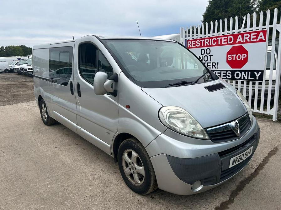 2010 Vauxhall Vivaro – Model: Vivaro 2900 Double Cab LWB – WK60SVA
