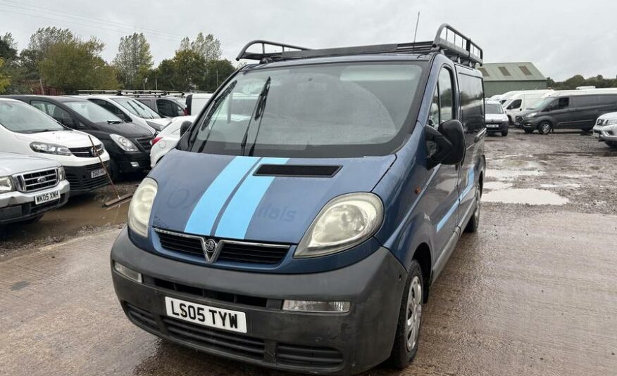 2005 Vauxhall Vivaro Vivaro 2700 DI SWB – LS05TYW