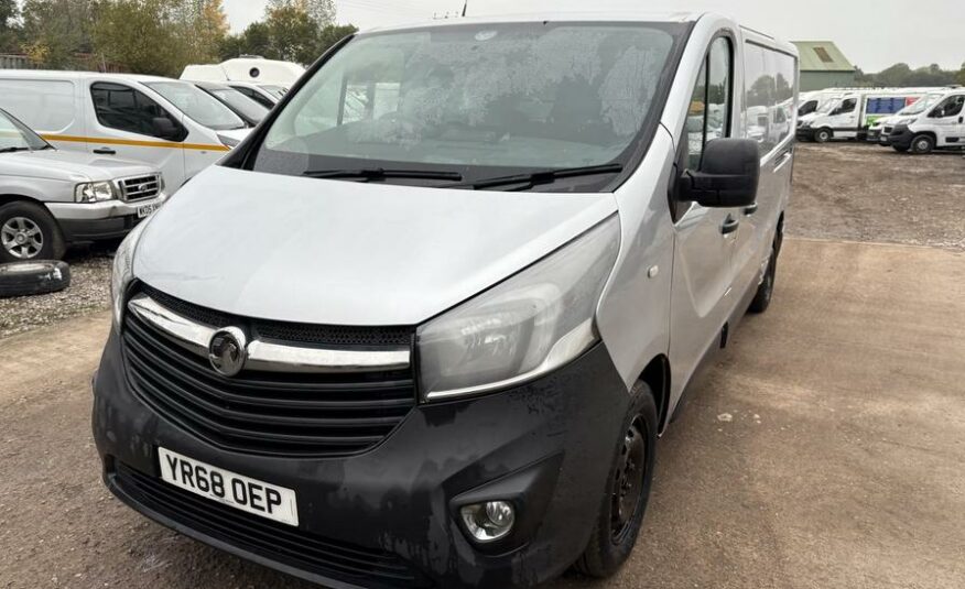 2018 Vauxhall Vivaro – Model: Vivaro  2900 Sportive CDTi – YR68OEP