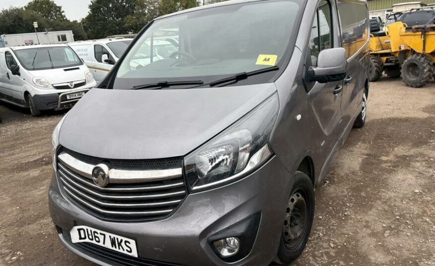 2017 Vauxhall Vivaro – Model: Vivaro 2900 Sportive CDTi Bi-T S/S – DU67WKS