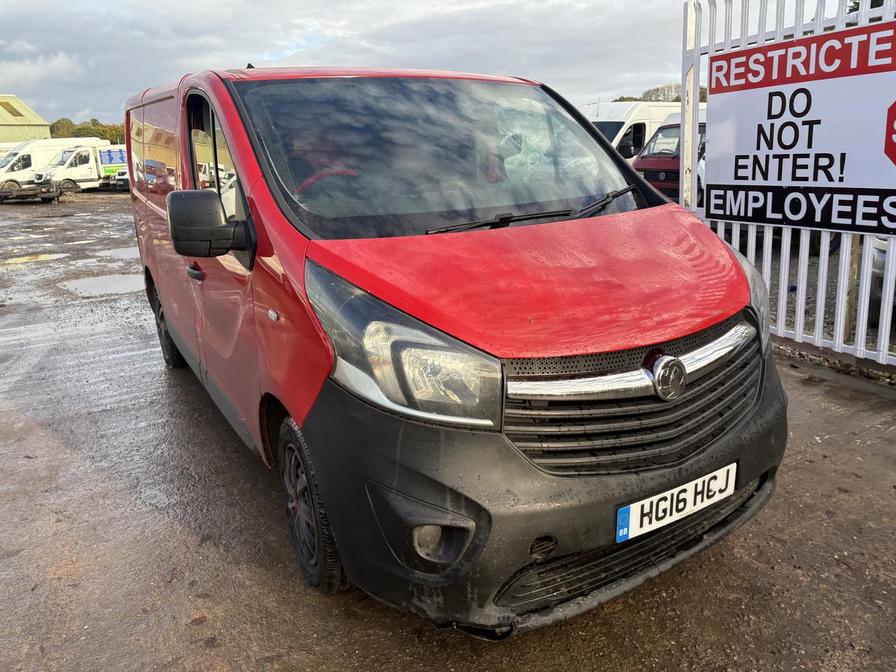 2016 Vauxhall Vivaro – Model: Vivaro  2700 CDTI – HG16HCJ