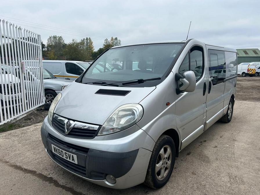 2010 Vauxhall Vivaro – Model: Vivaro 2900 Double Cab LWB – WK60SVA