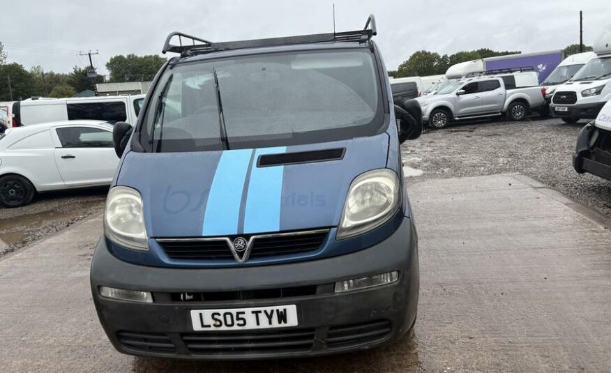 2005 Vauxhall Vivaro Vivaro 2700 DI SWB – LS05TYW