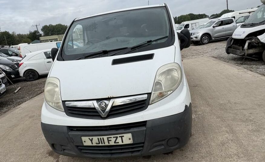 2011 Vauxhall Vivaro Vivaro  2900 CDTI SWB – YJ11FZT