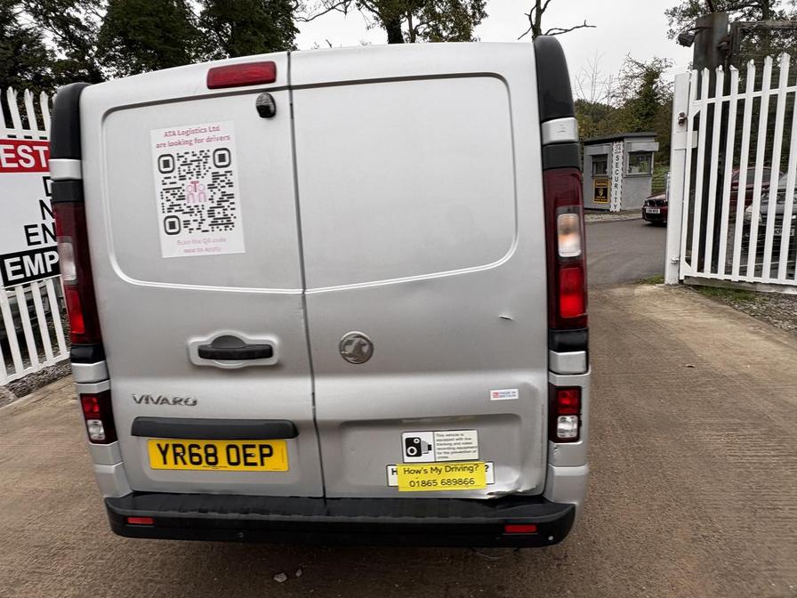 2018 Vauxhall Vivaro – Model: Vivaro 2900 Sportive CDTi – YR68OEP