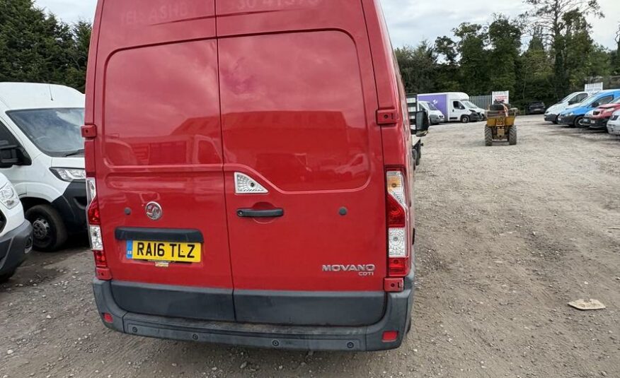 2016 Vauxhall Movano Movano F3500 L2H2 CDTI – RA16TLZ/LE65SDH