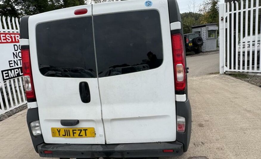 2011 Vauxhall Vivaro Vivaro  2900 CDTI SWB – YJ11FZT