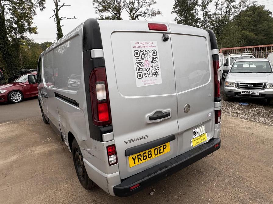 2018 Vauxhall Vivaro – Model: Vivaro 2900 Sportive CDTi – YR68OEP