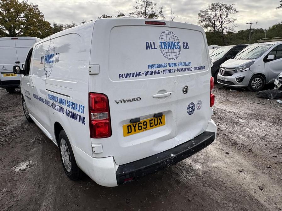 2019 Vauxhall Vivaro – Model: Vivaro 2900 Sportive S/S – DY69EUX