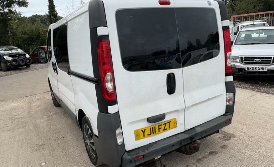2011 Vauxhall Vivaro Vivaro  2900 CDTI SWB – YJ11FZT