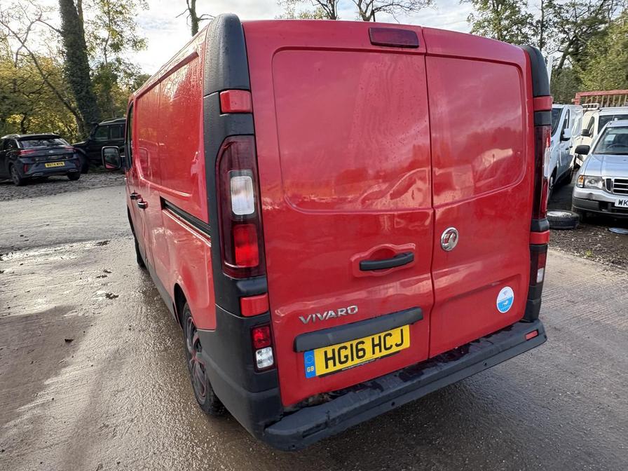 2016 Vauxhall Vivaro – Model: Vivaro  2700 CDTI – HG16HCJ