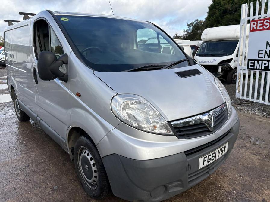 2011 Vauxhall Vivaro – Model: Vivaro 2700 CDTi 113 SWB – FG61YSY