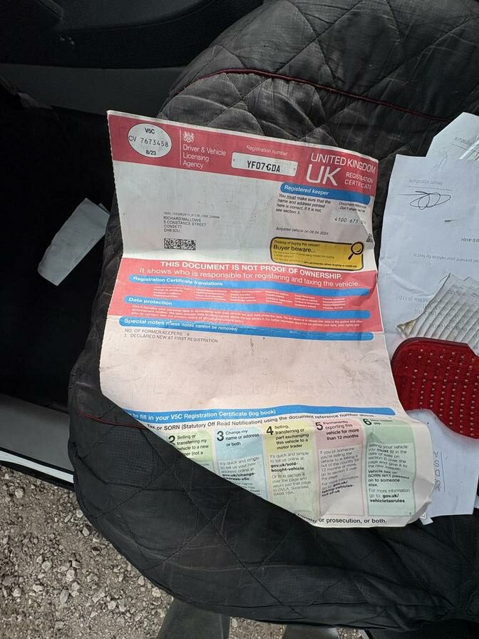 2007 Volkswagen Caddy – Model: Caddy 69PS SDI – YF07GDA